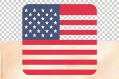 USA Flag | Patriotic Clipart | 4th Of July Product Image 5