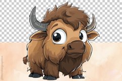 Bison Clipart 04 variations Product Image 6