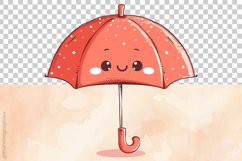 Cute Umberella Clipart 03 variations Product Image 4