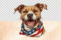 Funny Dog | Patriotic Clipart | 4th of July Product Image 3