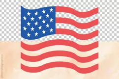 USA Flag | Patriotic Clipart | 4th Of July Product Image 3