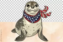 Funny Harbor| Patriotic Clipart | 4th of July Product Image 5