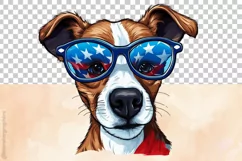 Jack Russell Terrier| Patriotic Clipart | 4th of July Product Image 3