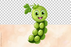 Cute Peas Clipart 04 variations Product Image 3