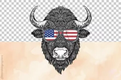 Buffalo| Patriotic Clipart | 4th of July Product Image 3