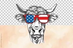 Calf | Patriotic Clipart | 4th of July Product Image 3