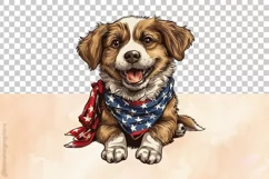 Funny Dog | Patriotic Clipart | 4th of July Product Image 3