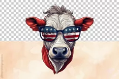 Calf | Patriotic Clipart | 4th of July Product Image 3