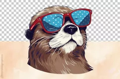 Sea Otter| Patriotic Clipart | 4th of July Product Image 3