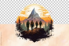 Group of Adventurers Clipart 04 variations Product Image 3