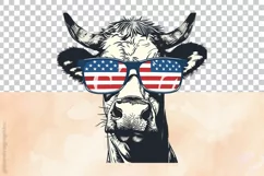 Cow| Patriotic Clipart | 4th Of July Product Image 3