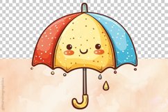Cute Umberella Clipart 03 variations Product Image 5