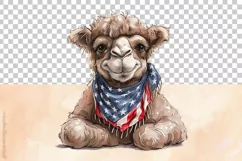 Funny Camel | Patriotic Clipart | 4th of July Product Image 3