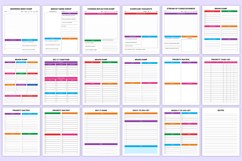 Ultimate 2026 ADHD Life Organizer Bundle Canva Interiors Product Image 3