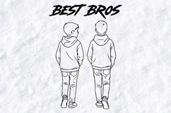 Best Friends &amp; Brotherhood SVG | Gaming &amp; Rider Crew Art Product Image 3