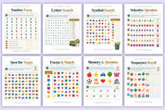 Focus Training Activity Book | Focus, Attention, Memory Product Image 3