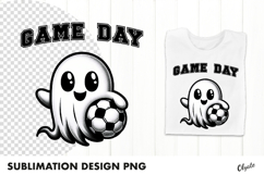 Sports Ghost Sublimation. Halloween Sublimation PNG Product Image 1