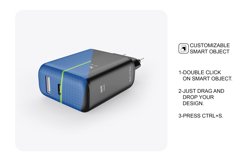 Glossy Charging Adapter Mockup Product Image 4