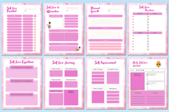 2026 Self Love Workbook For Canva KDP Interior Product Image 3