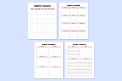 School Planner &amp; Study Organizer Canva templates Product Image 3