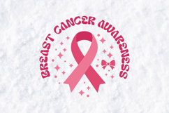 Breast Cancer Awareness SVG - Pink Ribbon Survivor Design Product Image 1