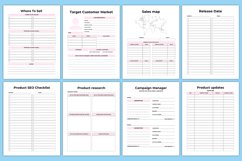 Editable 2024 Shopify Store Planner Canva Interior Product Image 3