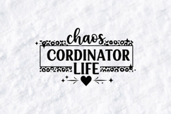 Chaos Coordinator Life SVG Leopard Frame Sublimation PNG Product Image 3