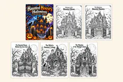 Haunted Houses Halloween Coloring Book Kdp interiors Product Image 3