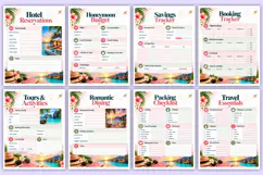 Honeymoon Planning Journal | Romantic Travel Planner, Budget Product Image 3