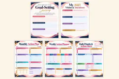 2027 Goal Setting & Action Worksheets Product Image 3