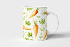 Watercolor Carrots Seamless Pattern and Digital Paper Product Image 3