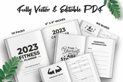 2023 Fitness Planner KDP Interior Product Image 3