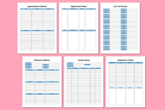 2026 Medical Tracker Canva templates Product Image 2