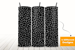 Black and White Crackle Seamless Pattern Product Image 3