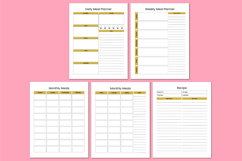 2026 Workout &amp; Nutrition Logbook Canva templates Product Image 3