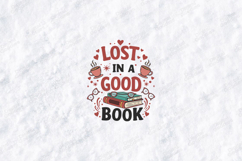 Lost In A Good Book Coffee And Reading Lover Shirt Design Product Image 3