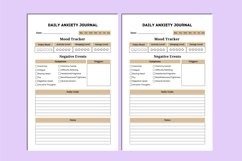 Daily Anxiety Journal For Canva Interior Product Image 3