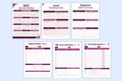 Annual Teacher Planning Workbook Kdp interiors Product Image 3