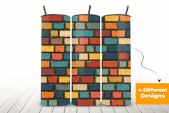 Colorful Bricks Seamless Pattern and Digital Paper Product Image 3