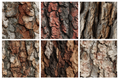 Tree Bark Texture Seamless Pattern and Digital Paper Product Image 3