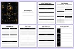 Spiritual Manifestation Planner | Goals Canva Kdp Product Image 3