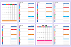 2026 Dated Weekly Organizer Canva Interiors Product Image 3