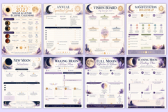 2027 Ultimate Moon &amp; Astrology Planner | Lunar Manifestation Product Image 3