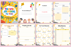 2026 Travel journal for kids Canva Templates Product Image 3