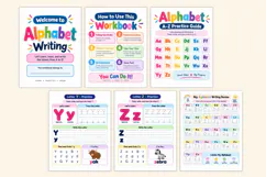 Alphabet Writing Workbook Kdp interiors Product Image 3