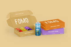 Soda Can with Box Packaging Mockups Product Image 4