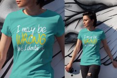 Ladies T-shirt Mock-up Product Image 8