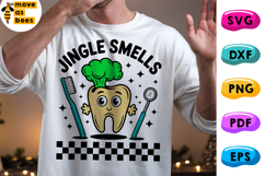 Jingle Smells Svg, Png, Funny Christmas Dental, Dentist Product Image 1