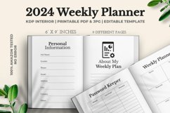 2024 Weekly Planner Kdp Interior Product Image 4