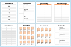 Editable 2026 Reading Journal For Canva Templates Product Image 4